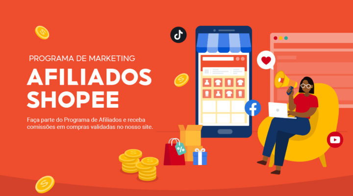 Ganhe dinheiro online como afiliado da Shopee